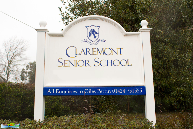 claremont-school-entrance swimming